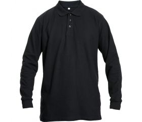 POLO SANGU POLOSHIRT LONG SLEEVE BLACK
