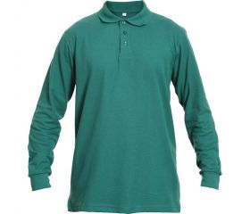 POLO SANGU POLOSHIRT LONG SLEEVE D.GREEN