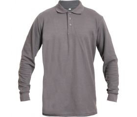 POLO SANGU POLOSHIRT LONG SLEEVE GREY