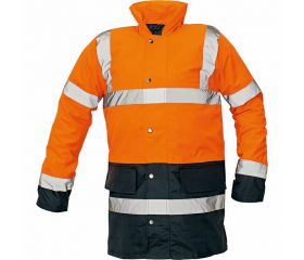PARKA SEFTON JACKET HV ORANGE-NAVY
