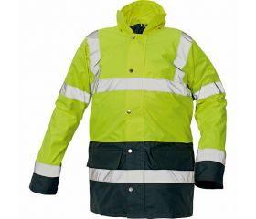 PARKA SEFTON JACKET HV YELLOW-NAVY