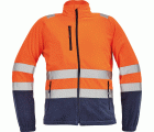 POLAR SEVILLA HV FLEECE JACKET ORANGE-NAVY