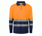 POLO SPIN HV ORANGE/NAVY