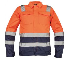 CHAQUETA VALENCIA HV JACKET ORANGE-NAVY