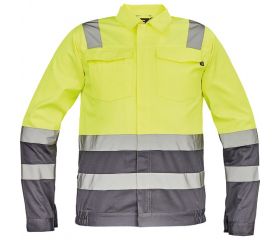 CHAQUETA VALENCIA HV JACKET YELLOW-GREY