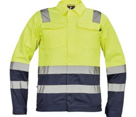 CHAQUETA VALENCIA HV JACKET YELLOW-NAVY