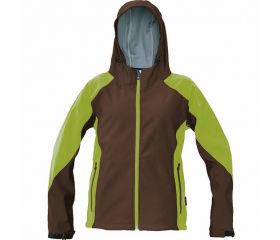 SOFTSHELL YOWIE SOFTSHELL JACKET BROWN/GREEN