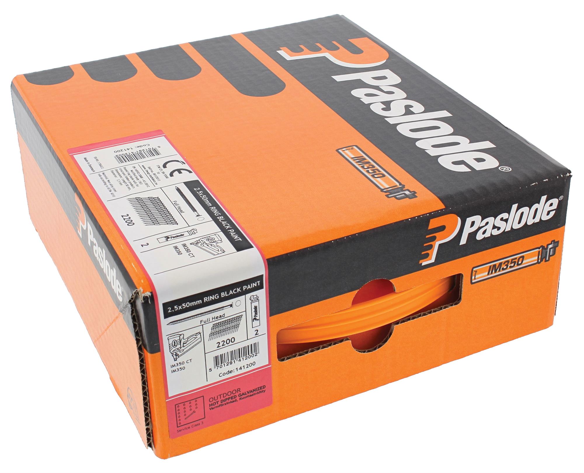 CLAVOS EN CINTA DE PAPEL 34º GALVANIZADOS EN CALIENTE