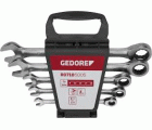 JGO 5 LLAVES COMB CARRACA 8-19mm GEDORE