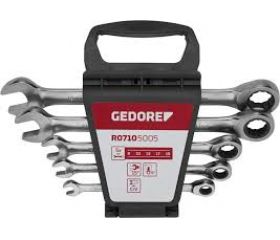 JGO 5 LLAVES COMB CARRACA 8-19mm GEDORE
