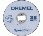PAQ 2U DISCO 38mm SET INICIAL SPEEDCLIC DREMEL