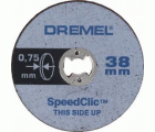 PAQ 5U DISCO CORTE FINO 38mm SC409 DREMEL