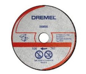 PAQ 3U DISCOS CORTE METAL 77mm DREMEL DSM20