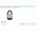 PORTABROCAS AUTOM 1,5-13mm 1/2"-20 BOSCH