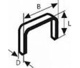 PAQ GRAPAS ALAMBRE PLANO TIPO51 10,0 X 1,0 BOSCH