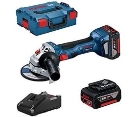 RADIAL GWS 18V-8 125mm+2BAT 4,0Ah+MAL BOSCH