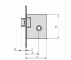 PICAPORTE 249R60/2 CVL