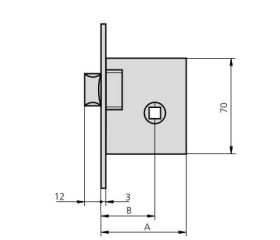 PICAPORTE 249R60/2 CVL