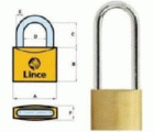 CANDADO LATON A/EXTRA LARGO 302 45mm LINCE