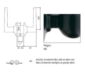 MANILLA 3B02 70NE IZQ TESA