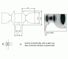 CERRADURA 3502 60/70CR TESA