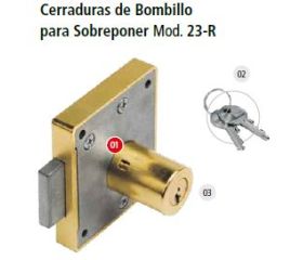 CERRADURA Nº23 25mm URKO