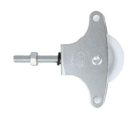 POLEA ROLDANA PLASTICO 40mm M6 C/TUERCA