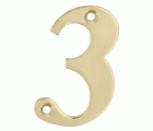 NUMERO LATON PULIDO 50mm Nº3