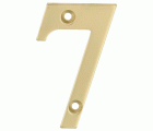 NUMERO LATON PULIDO 50mm Nº7