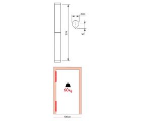 PERNIO GOTA CF 51 22X235 ( UNIDAD ) JUSTOR