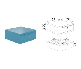 CAJON P/BANCO 129 HECO