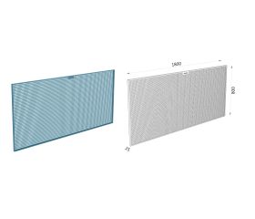 PANEL PERFORADO 145.18 S/SOPORTES HECO