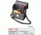 MALETA HERRAMIENTAS CUERO 307.118 HECO