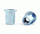 TUERCA REMACHABLE C/ANCHA ACERO M8 EXAGONAL