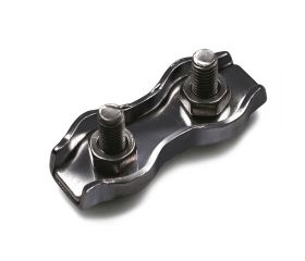 SUJETACABLE PLANO DOBLE 6mm CINCADO
