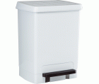 CUBO BASURA 26L BLANCO C/PEDAL