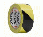 ROLLO CINTA ADHESIVA SEÑAL AMAR/NEGRO 50mmX33M