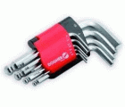 JGO 9 LLAVES ALLEN P/BOLA CORTA CROMADA 1,5-10mm