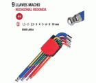 JGO LLAVES ALLEN P/BOLA 1,5-10mm COLORES DOGHER