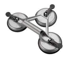 VENTOSA TRIPLE ALUMINIO 130Kg DOGHER