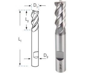FRESA 4 LABIOS CORTE AL CENTRO 6mm