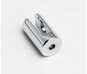 SOPORTE CROMO 107 CRISTAL 6 mm