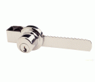 CERRADURA CROMADA 155/110mm PUERTA CRISTAL