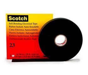 ROLLO CINTA SCOTCH VULCANIZABLE 23 25mmX9,15M 