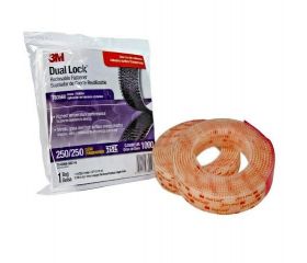PAQ.2 ROLLO VELCRO ADH TRANS 3MX25mm DUAL LOCK 3M