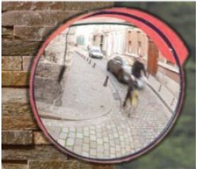 ESPEJO CONVEXO 45CM POLICARBONATO