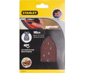 PAQ 5U LIJA MOUSE PERF P180 STANLEY