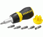 DESTORNILLADOR EXTRACORTO CARRACA C/PUNTAS STANLEY