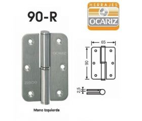 PERNIO 90R IZQ INOX 90X65 OCARIZ