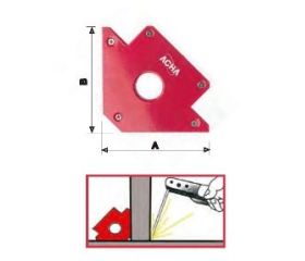 ESCUADRA MAGNETICA 140X140X20mm